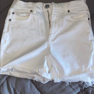 white american eagle jean shorts